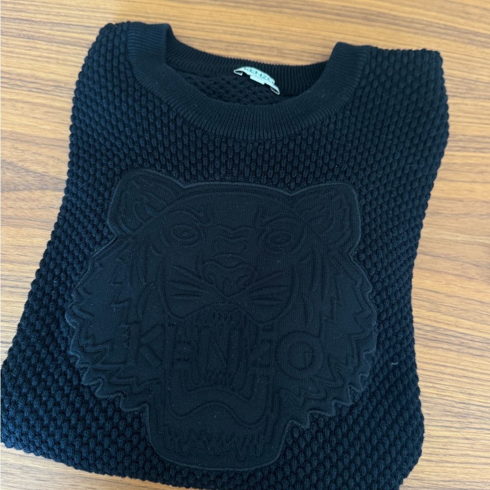 Kenzo black logo sweater